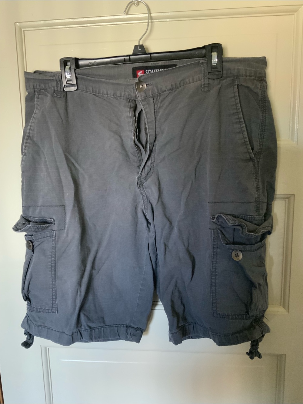 Men's Gray Cargo Shorts